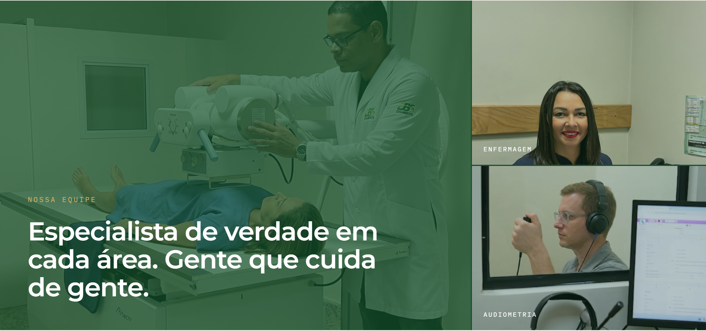Imagem representativa de especialistas em cada &aacute;rea